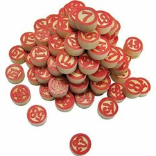 90 NUMERI IN LEGNO PER TOMBOLA