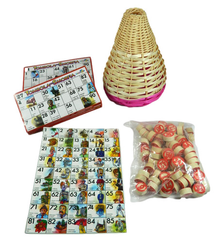 Tombola napoletana con - con, paniere